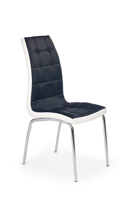 Стул кухонный Halmar K186 (черный/белый) ms2601SIGHAL_V-CH-K/186-KR-CZARNY