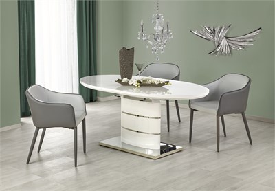 Стол обеденный Halmar ASPEN, раскладной (белый) ms2601SIGHAL_V-CH-ASPEN-ST