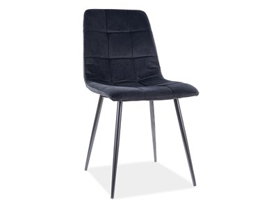 Стул кухонный Signal MILA VELVET (черный) ms2601SIGHAL_MILAVCC