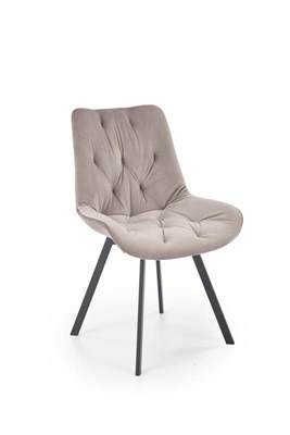Стул кухонный Halmar K519 (бежевый/черный) ms2601SIGHAL_V-CH-K/519-KR-BEZOWY