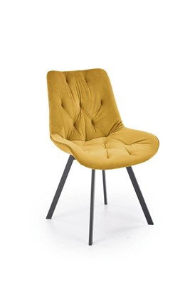 Стул кухонный Halmar K519 (горчичный/черный) ms2601SIGHAL_V-CH-K/519-KR-MUSZTARDOWY