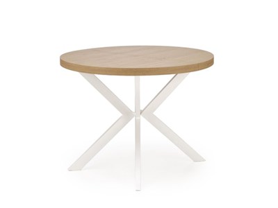 Стол обеденный Halmar PERONI (дуб золотой/белый) ms2601SIGHAL_V-PL-PERONI-ST-D.ZLOTY/BIALY