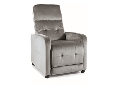 Кресло SIGNAL OTUS Velvet Bluvel 14 раскладное (серый) ms2601SIGHAL_OTUSVSZ