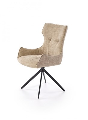 Стул кухонный Halmar K573 поворотный (бежевый/черный) ms2601SIGHAL_V-CH-K/573-KR-BEZOWY
