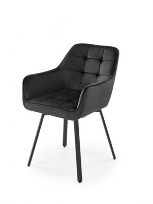 Стул кухонный Halmar K588 (черный/черный) ms2601SIGHAL_V-CH-K/588-KR-CZARNY