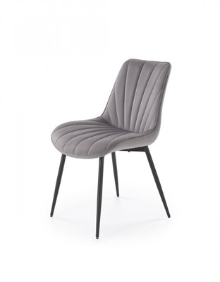 Стул кухонный Halmar K589 (серый/черный) ms2601SIGHAL_V-CH-K/589-KR-POPIELATY