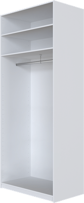 Корпус шкафа Моби/Mobi SZF 2d/100  Белый msk26brw_0670484951