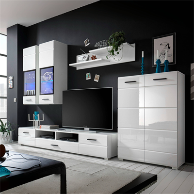 Комплект для гостиных Alaska  Белый, Белый блеск msk26brw_02084499073