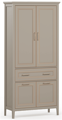 Шкаф Классик/Classic REG4D1S  Глиняный серый, Глиняный серый msk26brw_01907307498