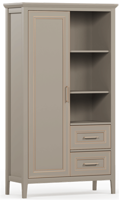 Шкаф Классик/Classic REG1D2S  Глиняный серый, Глиняный серый msk26brw_01926993812