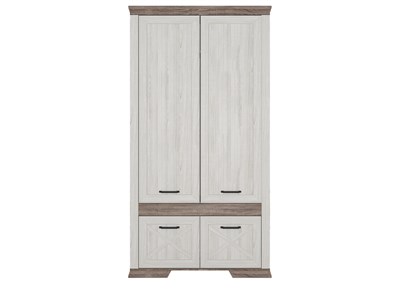 Шкаф Марсель/Marselle SZF4D  Ясень снежный/ Дуб сонома темный, Ясень снежный msk26brw_1529287211
