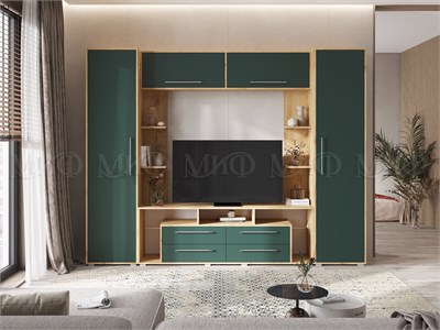 Гостиная Гармония  Браш Мени Грин/Дуб Крафт pn26mf_2014355287
