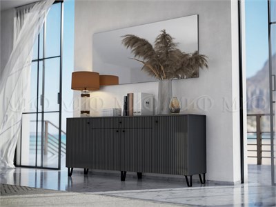 Комод Оливия  Графит/Графит Софт pn26mf_399009585