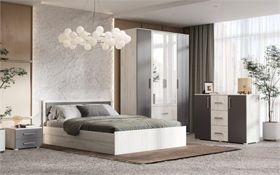 Спальня Фиеста NEW   Кровать 160 см с  Подъемным механизмом pn26mf_403771792