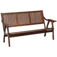 Диван-скамья Массив решетка, каркас орех 4610151418591-msMBLK