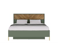 Кровать  Siena LOZ160x200  с подъемным механизмом 10954-BRWby