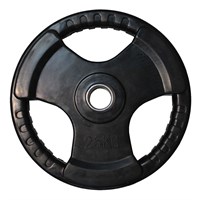 Диск обрезиненный (три хвата, черный) D51 мм PROFI-FIT 25 кг арт-eateqlnluw8b-tmzspr