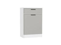 Тумба Стиль ТБ-601 с ящиком Белый, Grey Silk, Фрейм sppr5VVTtoAR74498