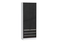 Шкаф двухстворчатый Стиль ШК-803 с ящиками Белый, Anthracite sppr5VVTtoAR63285
