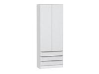 Шкаф двухстворчатый Стиль ШК-803 с ящиками Белый, Silky White sppr5VVTtoAR63254