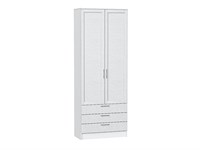 Шкаф двухстворчатый Стиль ШК-803 с ящиками Белый, White Softwood sppr5VVTtoAR65660