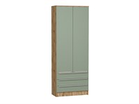 Шкаф двухстворчатый Стиль ШК-803 с ящиками Дуб Вотан, Silky Mint sppr5VVTtoAR63274