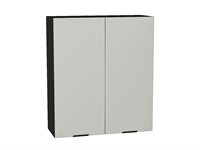 Кухонный  Шкаф верхний с 2-мя дверцами Евро Graphite, Агат, 920, 800, каркас ЛДСП  Graphite, фасад МДФ  Агат,  920*800*318 sppr5VVTtoAR59136