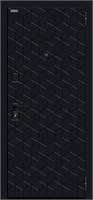 Дверь входная  205*96 Bravo R Кьюб (RBE), Total Black/Super White, Правое sp2510BR_033-2240