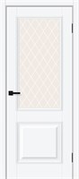 Межкомнатная дверь 200*70, Классик-13, White Silk / White Сrystal , ПЭТ sp2510BR_169-0150