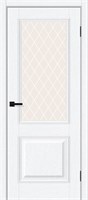 Межкомнатная дверь 200*60, Классик-13, White Silkwood / White Сrystal , ПЭТ sp2510BR_169-0798