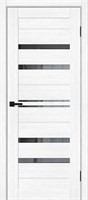 Межкомнатная дверь 200*90, Браво-30, Snow Melinga / Mirox Grey , Эко Шпон sp2510BR_153-1492