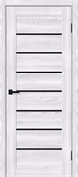 Межкомнатная дверь 200*80, Браво-22, Riviera Ice / Black Shine , Эко Шпон sp2510BR_153-4390