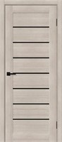 Межкомнатная дверь 200*80, Браво-22, Cappuccino Melinga / Black Shine , Эко Шпон sp2510BR_153-4331