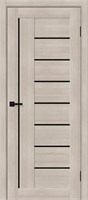 Межкомнатная дверь 200*60, Браво-29, Cappuccino Melinga / Black Shine , Эко Шпон sp2510BR_153-4333