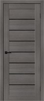 Межкомнатная дверь 200*70, Браво-22, Grey Melinga / Black Shine , Эко Шпон sp2510BR_153-4340