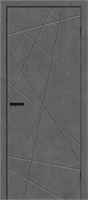 Межкомнатная дверь 200*80, Граффити-5.Д, Slate Art , Эко Шпон sp2510BR_153-1680