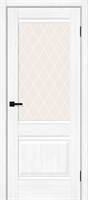 Межкомнатная дверь 200*60, Прима-3, Snow Melinga / White Сrystal , Эко Шпон sp2510BR_153-1457