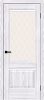 Межкомнатная дверь 200*80, Прима-3, Riviera Ice / White Сrystal , Эко Шпон sp2510BR_153-0823