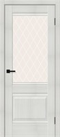 Межкомнатная дверь 200*60, Прима-3, Bianco Melinga / White Сrystal , Эко Шпон sp2510BR_153-7341