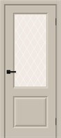 Межкомнатная дверь 200*70, Скинни-13, Cream Pro / White Сrystal , Винил sp2510BR_146-1785