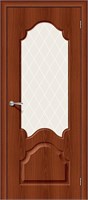 Межкомнатная дверь 200*80, Скинни-33, Italiano Vero / White Сrystal , Винил sp2510BR_146-0393