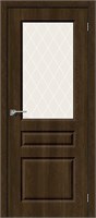 Межкомнатная дверь 200*60, Скинни-15, Dark Barnwood / White Сrystal , Винил sp2510BR_146-0219