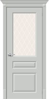 Межкомнатная дверь 200*60, Скинни-15.1, Grace / White Сrystal , Эмаль sp2510BR_013-0553