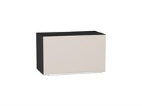 Шкаф верхний горизонтальный Фьюжн Graphite, Cream Silk, 360, 600 В*Ш*Г 358*600*320, фасад МДФ  Cream Silk, корпус  Graphite ms2510VVT_71880