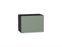Шкаф верхний горизонтальный Фьюжн Graphite, Silky Mint, 360, 500 В*Ш*Г 358*500*320, фасад МДФ  Silky Mint, корпус  Graphite ms2510VVT_51880