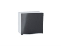 Шкаф верхний горизонтальный Фьюжн Белый, Anthracite, 460, 500 В*Ш*Г 458*500*318, фасад МДФ  Anthracite, корпус  Белый ms2510VVT_57205