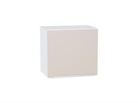 Шкаф верхний горизонтальный Фьюжн Белый, Cream Silk, 460, 500 В*Ш*Г 458*500*318, фасад МДФ  Cream Silk, корпус  Белый ms2510VVT_71864