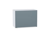Шкаф верхний горизонтальный Фьюжн Белый, Silky Blue, 460, 600 В*Ш*Г 458*600*318, фасад МДФ  Silky Blue, корпус  Белый ms2510VVT_57200