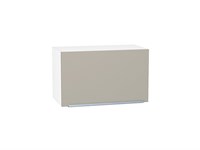 Шкаф верхний горизонтальный Фьюжн Белый, Silky Grey, 360, 600 В*Ш*Г 358*600*320, фасад МДФ  Silky Grey, корпус  Белый ms2510VVT_51918
