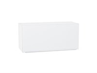 Шкаф верхний горизонтальный Фьюжн Белый, Silky White, 360, 800 В*Ш*Г 358*800*320, фасад МДФ  Silky White, корпус  Белый ms2510VVT_51915